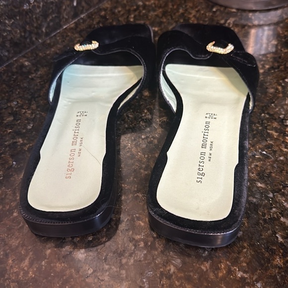 SIGERSON MORRISON DESIGNER VELVET RHINESTONE SHOES MADE IN ITALY SIZE 9.5 - Picture 12 of 12